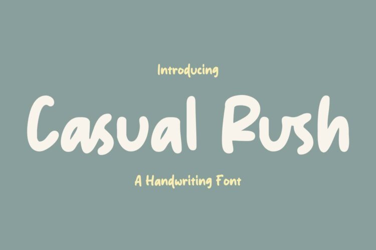 Casual Rush Font