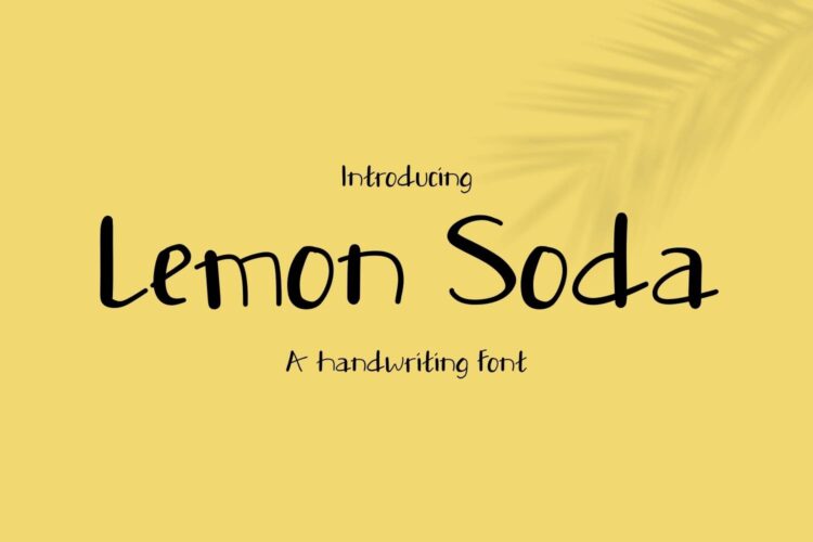 Lemon Soda Font