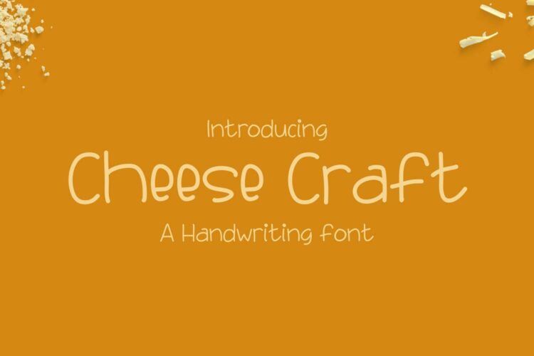 Cheese Craft Font