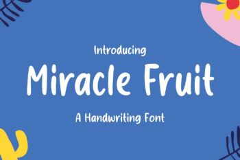 Miracle Fruit Font