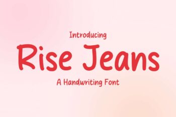 Rise Jeans Font