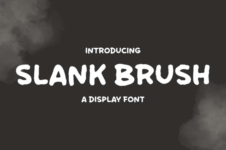 Slank Brush Font