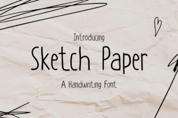 Sketch Paper Font