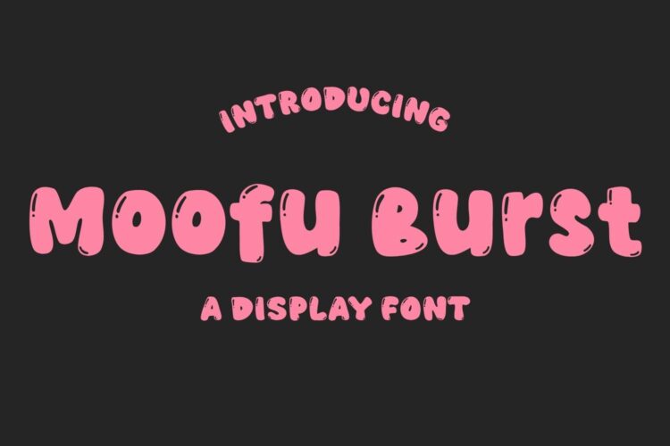Moofu Burst Font