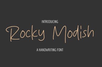 Rocky Modish Font