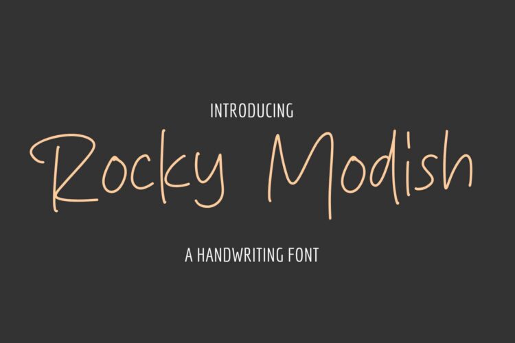 Rocky Modish Font