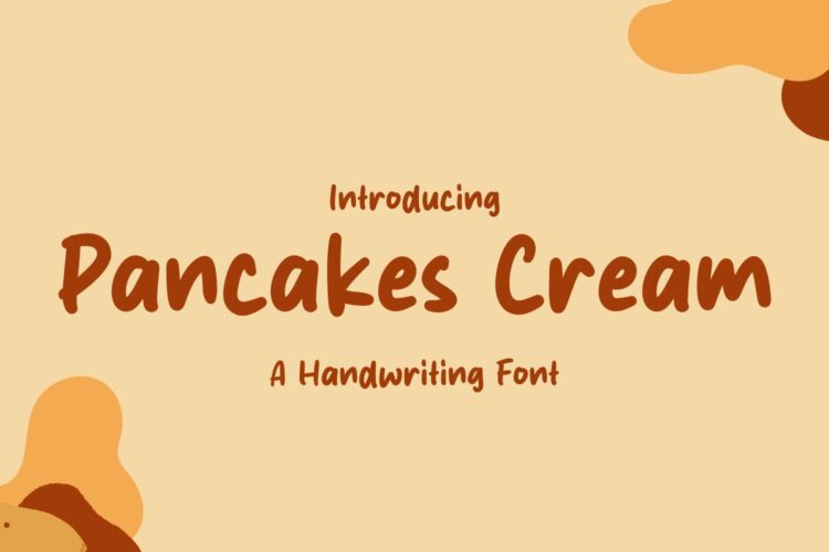 Pancakes Cream Font