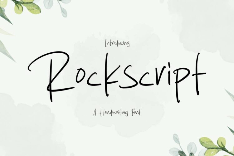 Rockscript Font