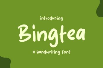 Bingtea Font