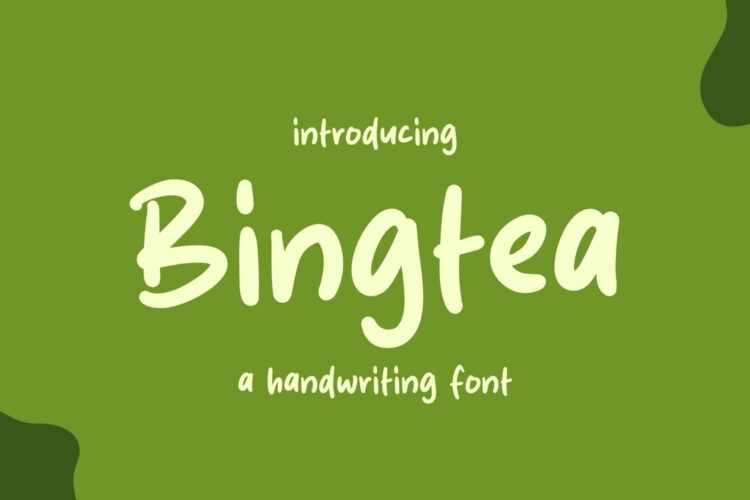 Bingtea Font