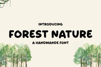 Forest Nature Font