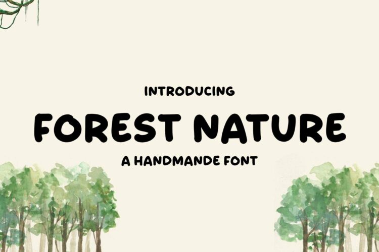 Forest Nature Font