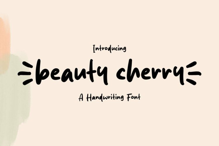 Beauty Cherry Font