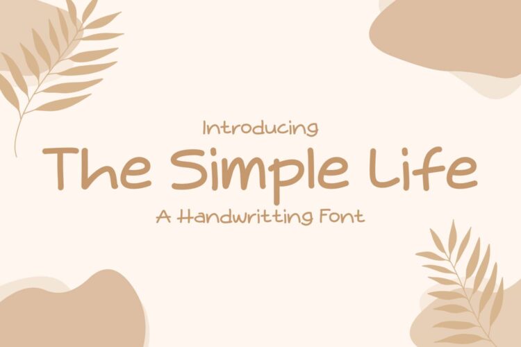 The Simple Life Font