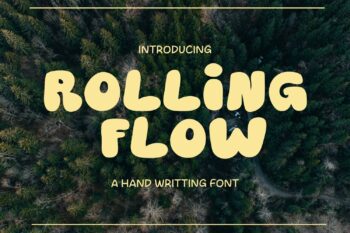 Rolling Flow Font