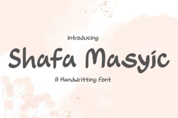 Shafa Masyic Font