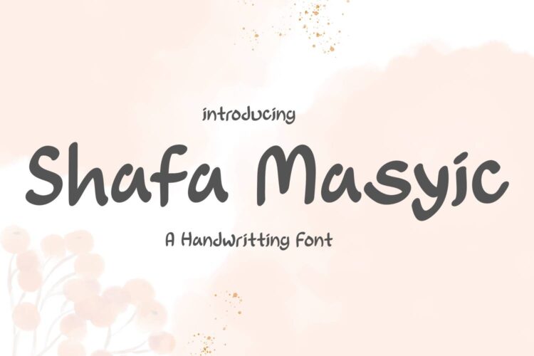 Shafa Masyic Font