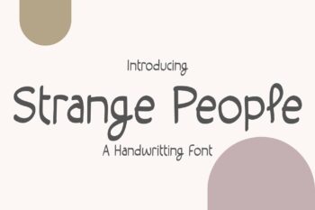 Strange People Font