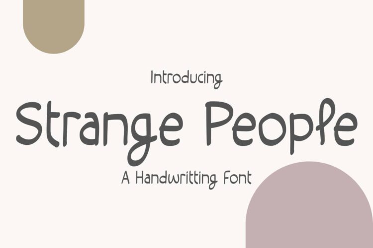 Strange People Font