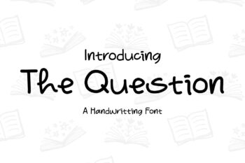 The Question Font