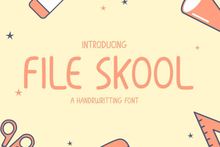 File Skool Font