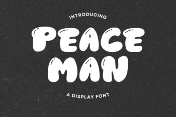 Peace Man Font