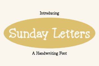 Sunday Letters Font