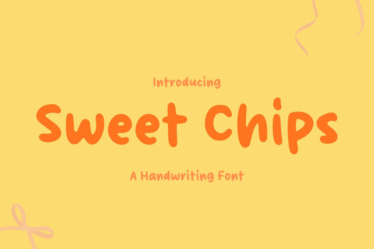 Sweet Chips Font