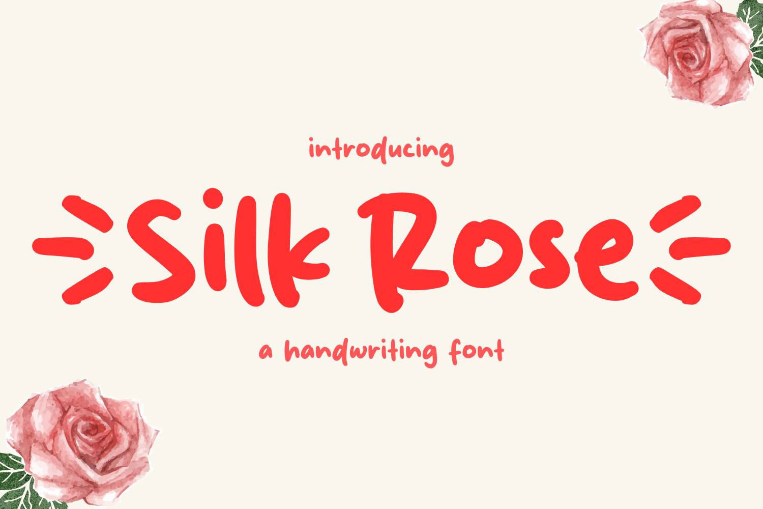 Silk Rose Font