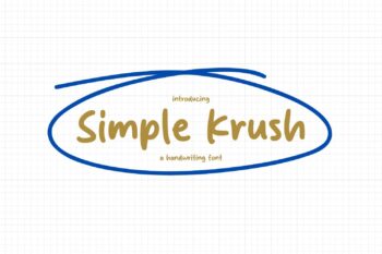 Simple Krush Font