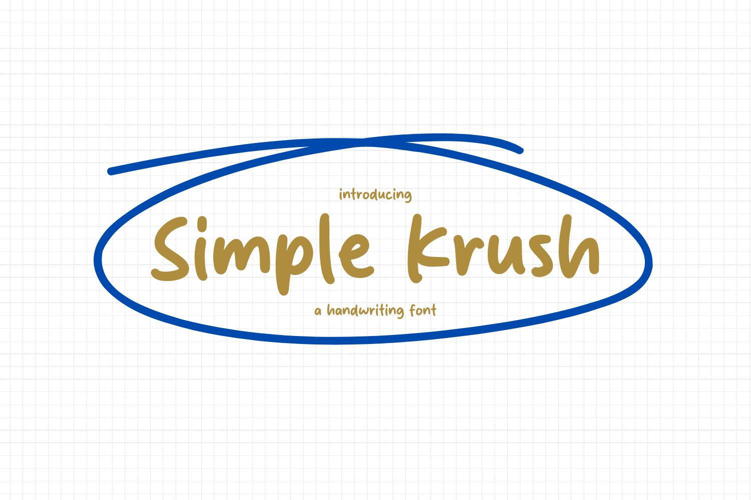 Simple Krush Font