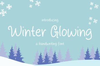 Winter Glowing Font