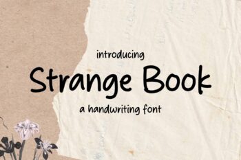 Strange Book Font