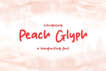 Peach Glyph Font