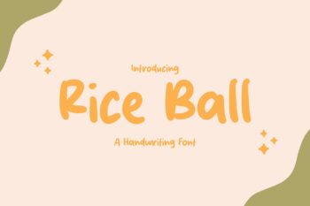 Rice Ball Font