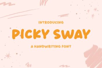 Picky Sway Font