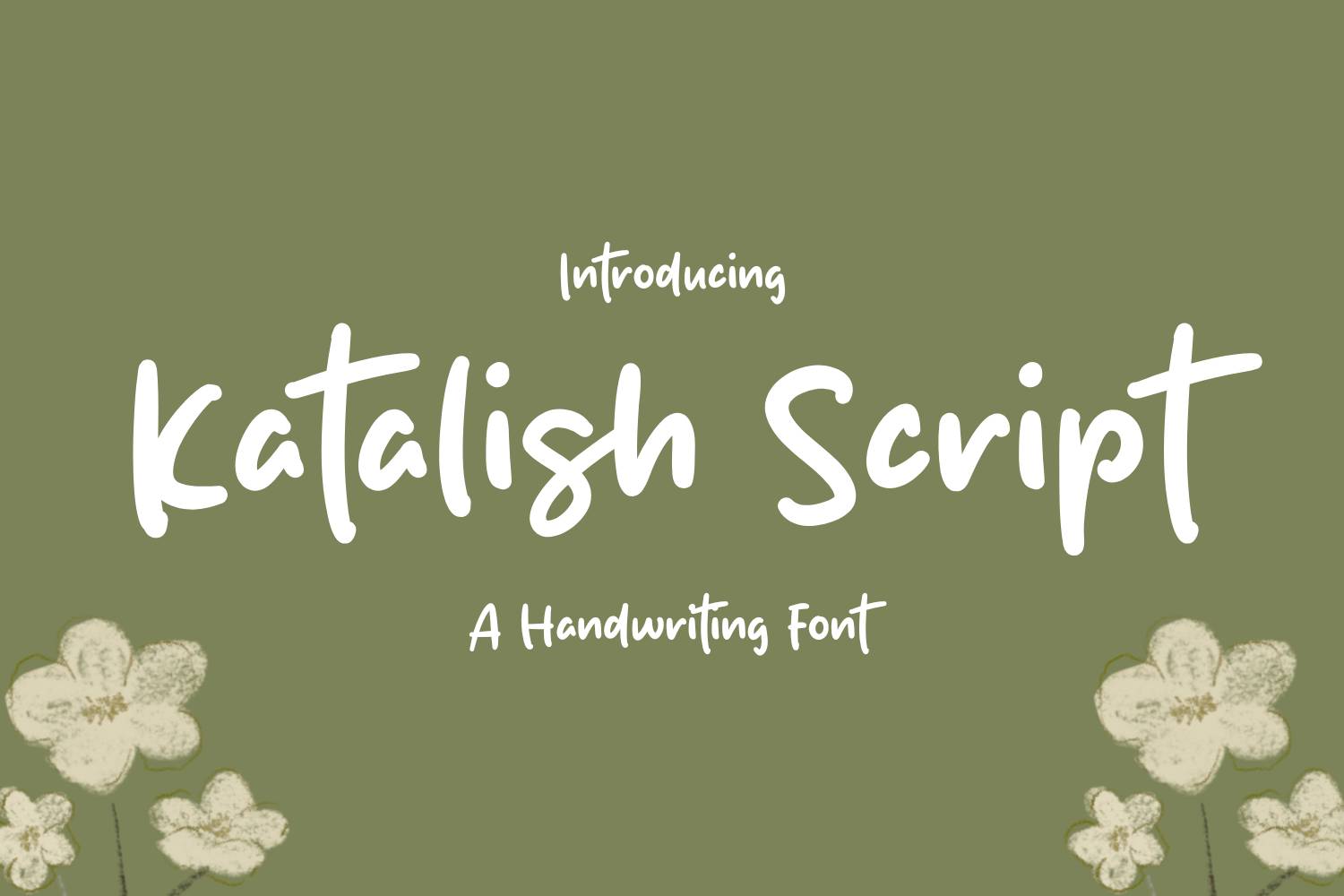 Katalish Script Font