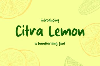 Citra Lemon Font