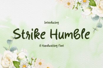 Strike Humble Font