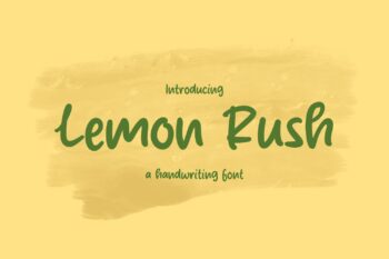 Lemon Rush Font