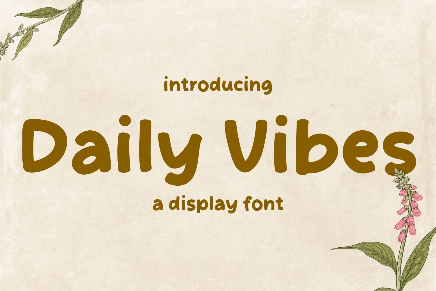 Daily Vibes Font