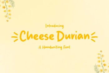 Cheese Durian Font