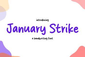 January Strike Font