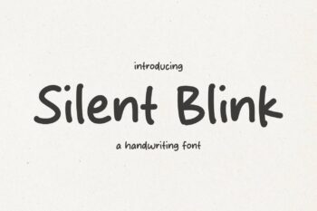 Silent Blink Font