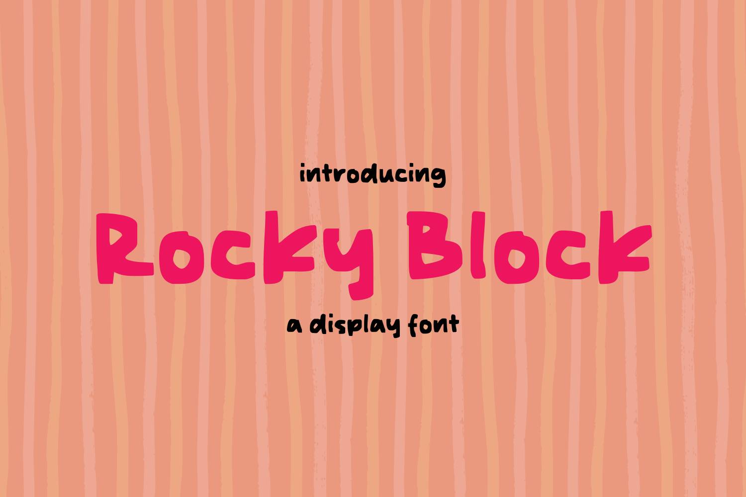 Rocky Block Font