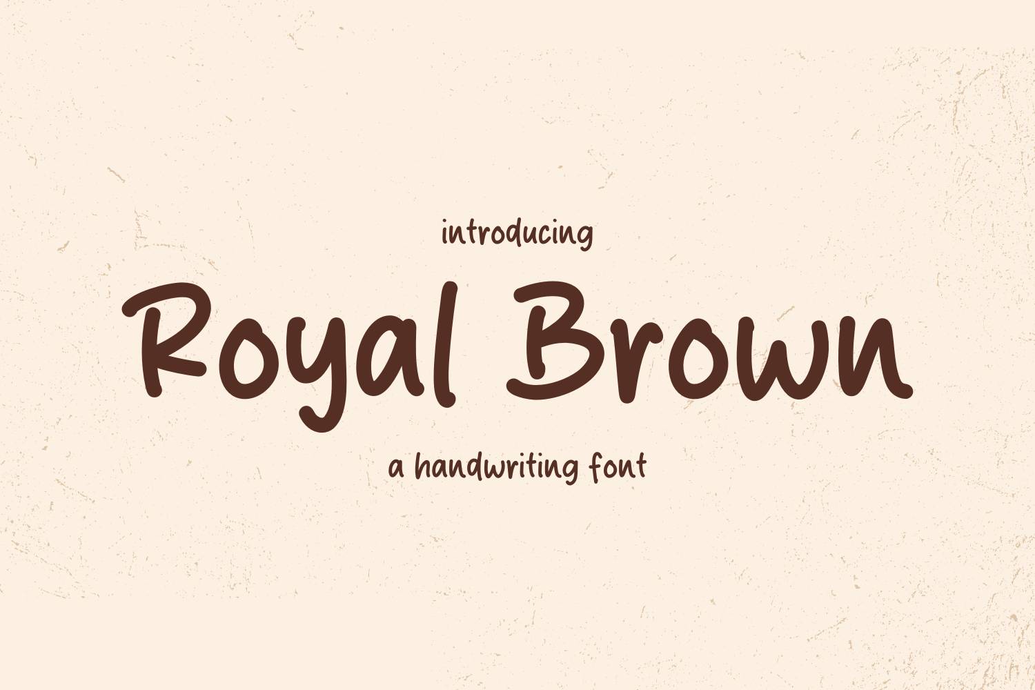 Royal Brown Font