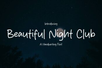 Beautiful Night Club Font