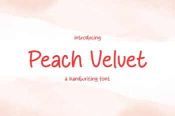 Peach Velvet Font
