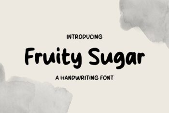 Fruity Sugar Font