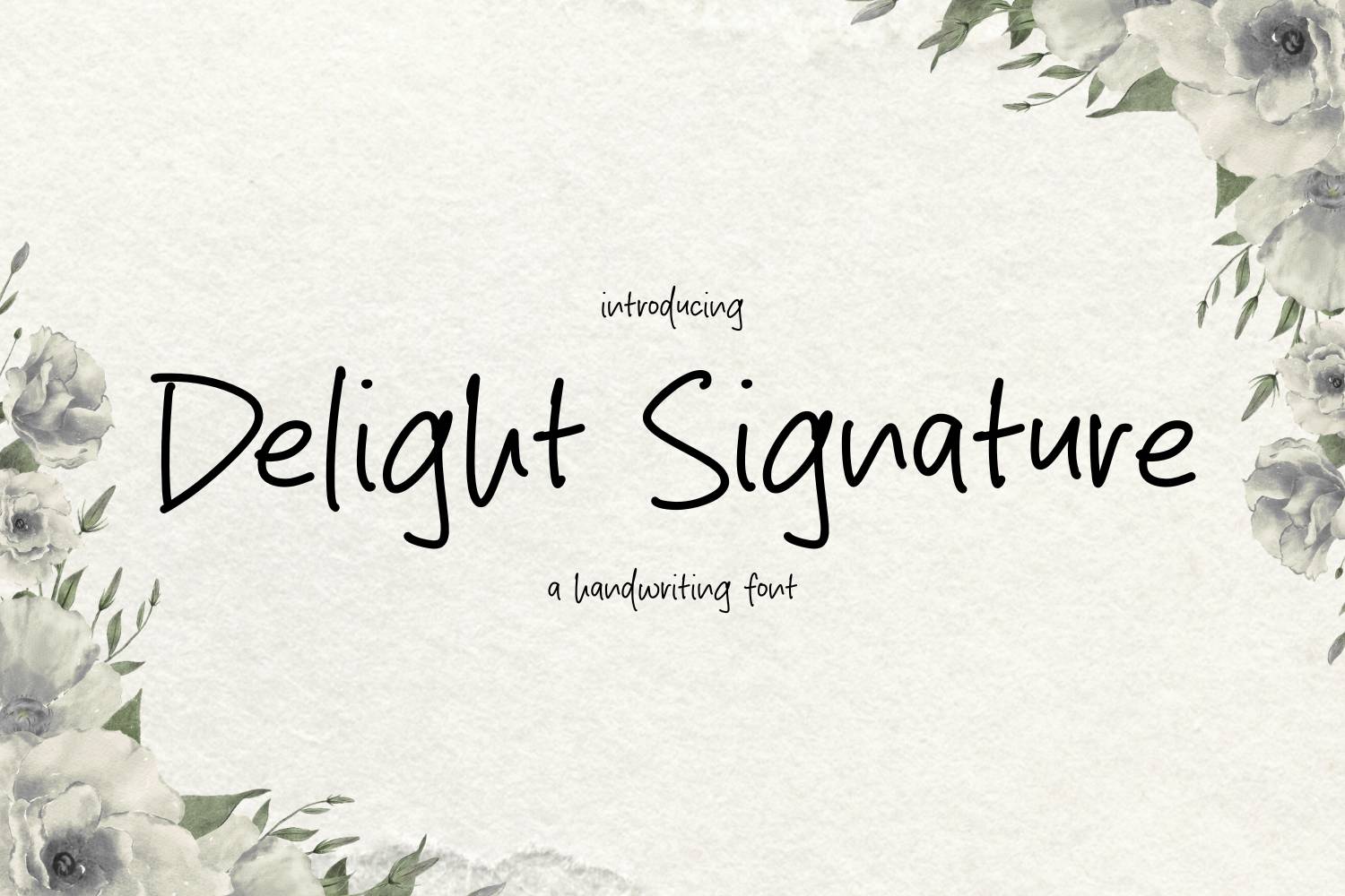 Delight Signature Font